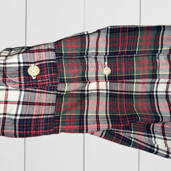 Ralph Lauren Classic Fit Flannel Shirt L • Plaid Long Sleeve Button Down - Picture 16 of 17